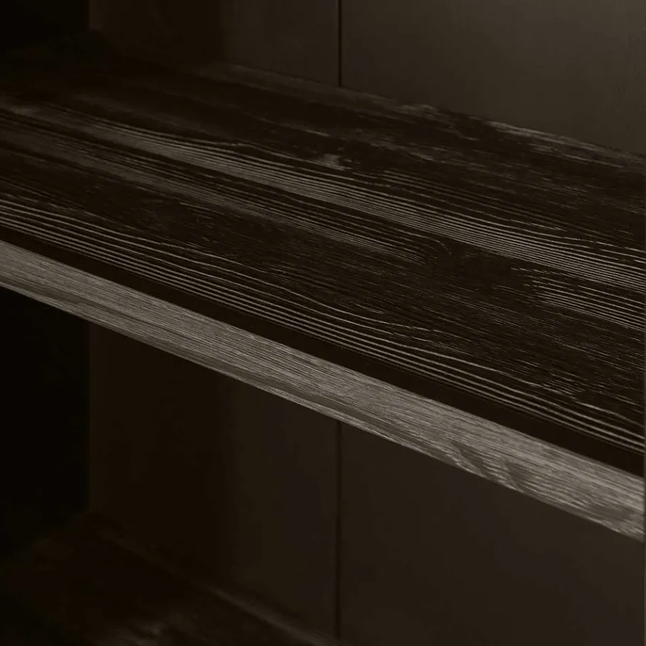 New Wohnen Japandi Regal mit drei Fächern und Tür - Bocca