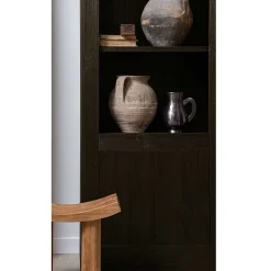 New Wohnen Japandi Regal mit drei Fächern und Tür - Bocca