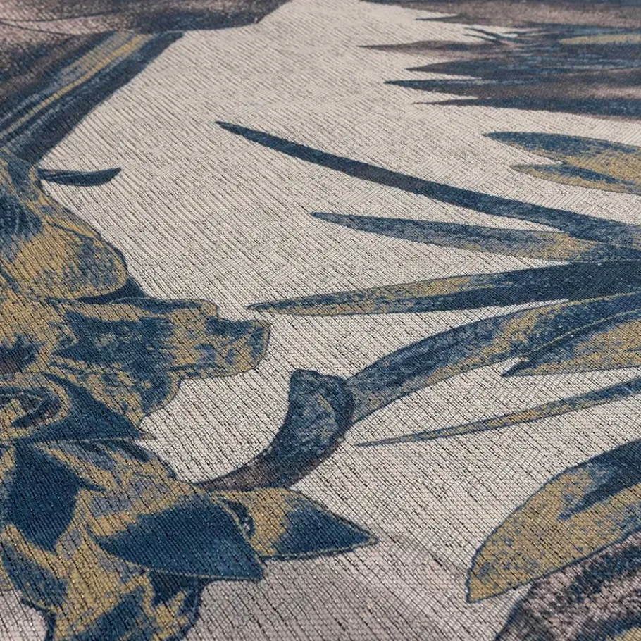 Online Wohnen Japandi Teppich mit floralem Motiv - Zita