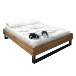 Online Wohnen Jugendbett Manzey aus Wildeiche Massivholz