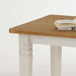 Clearance Wohnen Küchentisch Lugon in Weiß-Braun
