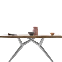 Discount Wohnen Küchentisch mit Holzplatte Mango - Ciacova