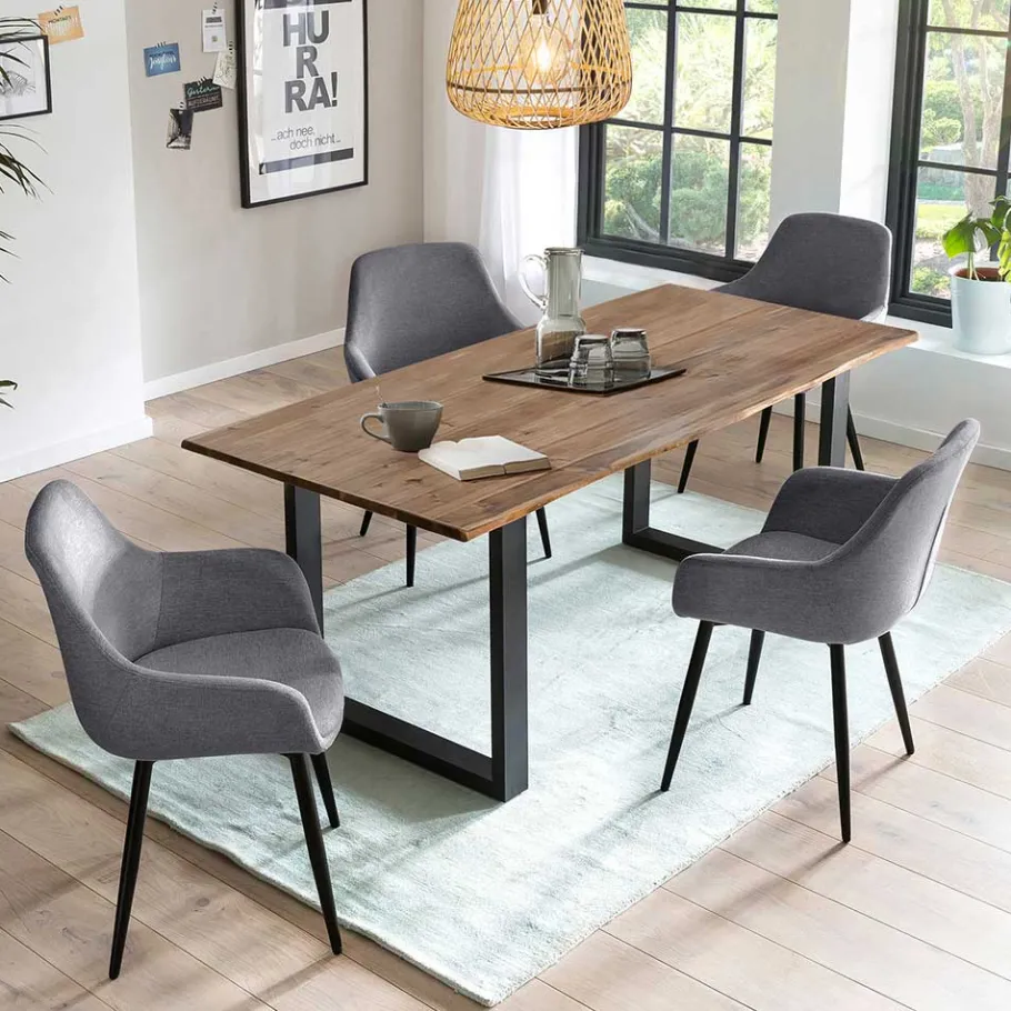 Outlet Wohnen Küchentisch und Stühle Set - Selka (fünfteilig)