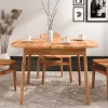 Discount Wohnen Kernbuche Esszimmertisch mit 90 cm Tiefe - Lana