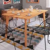 Clearance Wohnen Kernbuche Holztisch mit 90 cm Breite - Junola