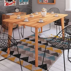 Clearance Wohnen Kernbuche Holztisch mit 90 cm Breite - Junola
