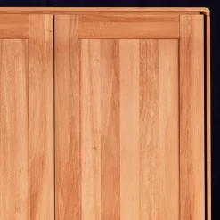 Outlet Wohnen Kernbuche Kleiderschrank mit 2 Türen - Junola