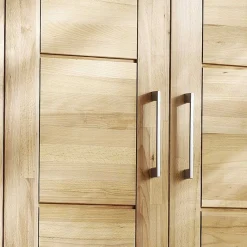 Online Wohnen Kernbuche Kleiderschrank Lianzo mit 3 Türen