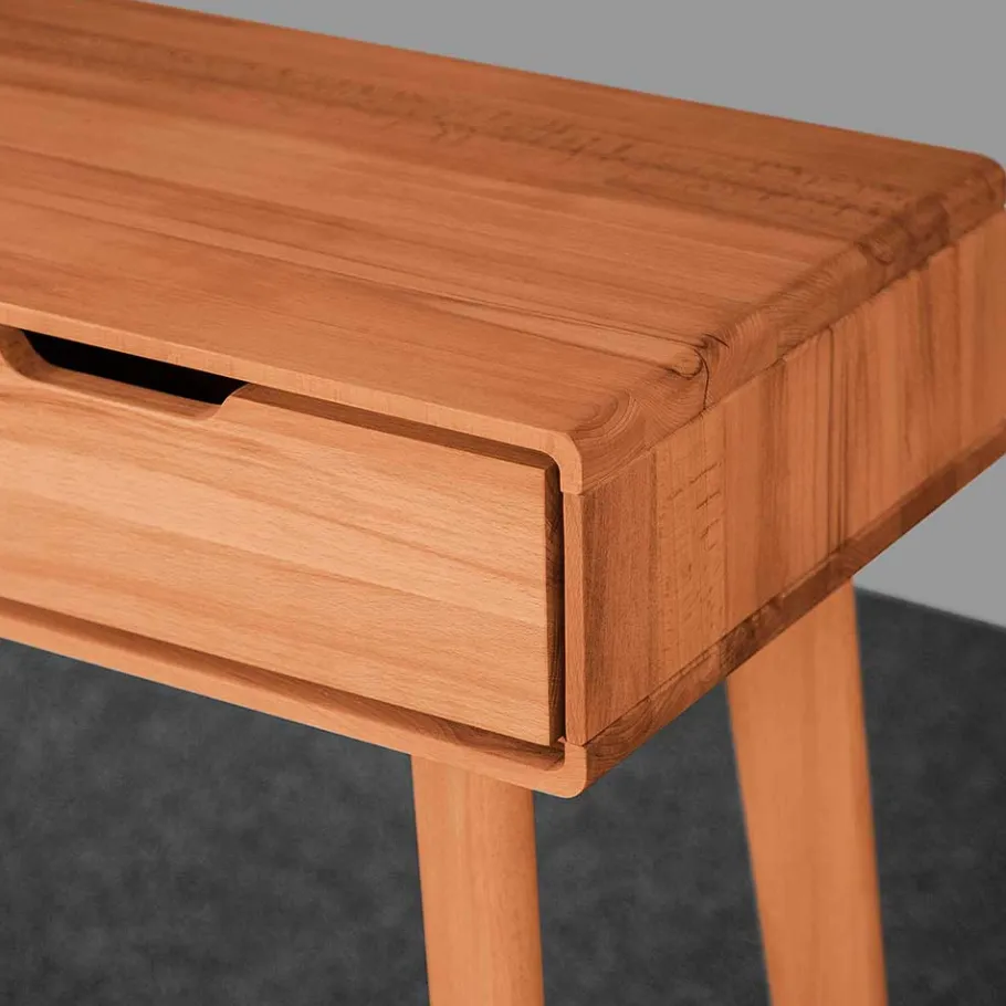 Sale Wohnen Kernbuche Konsolentisch in 90 cm Länge - Junola