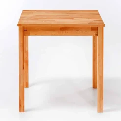 Best Wohnen Kernbuche Tisch mit 70 cm Tiefe - Romana