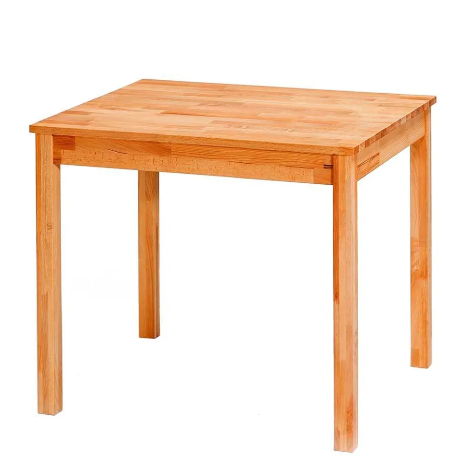 Best Wohnen Kernbuche Tisch mit 70 cm Tiefe - Romana