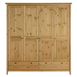 Discount Wohnen Kiefer Kleiderschrank geölt & gebeizt - Zatira