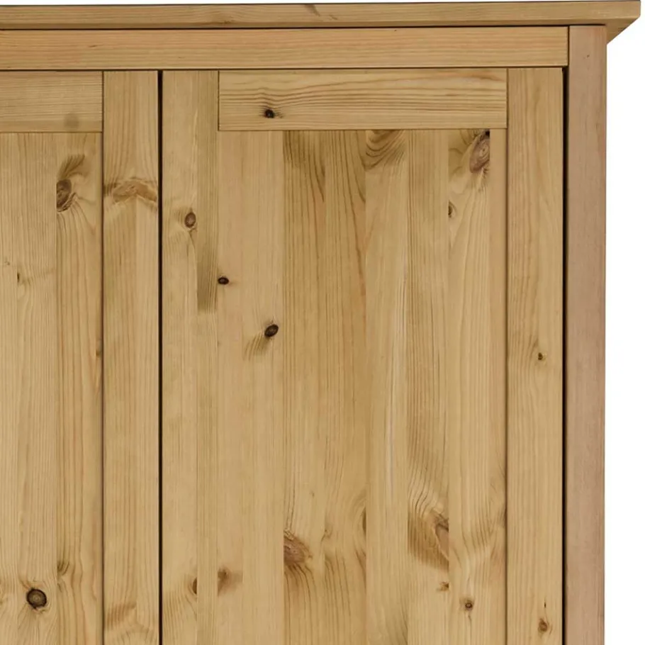 Discount Wohnen Kiefer Kleiderschrank geölt & gebeizt - Zatira