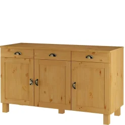 New Wohnen Kiefer Massivholz Sideboard im Landhausstil - Marlisa