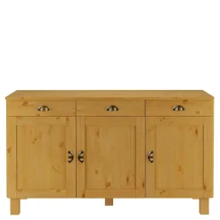 New Wohnen Kiefer Massivholz Sideboard im Landhausstil - Marlisa