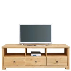 Online Wohnen Kiefer TV Lowboard in Natur geölt - Vinidad