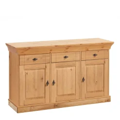 New Wohnen Kiefer-Massivholz Sideboard Piatra im Landhausstil