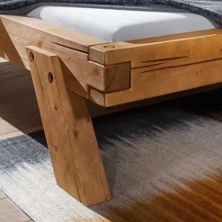Hot Wohnen Kiefernholz Bett in 180x200 cm - Maylon (zweiteilig)