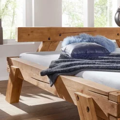 Hot Wohnen Kiefernholz Bett in 180x200 cm - Maylon (zweiteilig)
