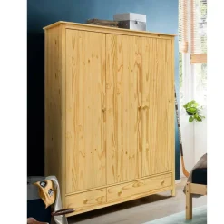 Sale Wohnen Kiefernholz Kleiderschrank massiv - Nastonia