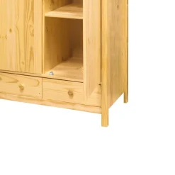 Sale Wohnen Kiefernholz Kleiderschrank massiv - Nastonia