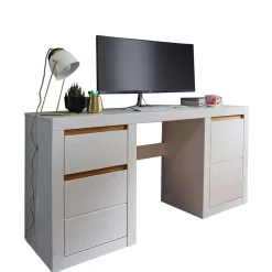 New Wohnen Kiefernholz Schreibtisch modern - Meuvrun