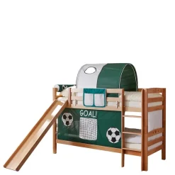 Outlet Wohnen Kinder Fußball Stockbett aus Buche Natur - Ittigen