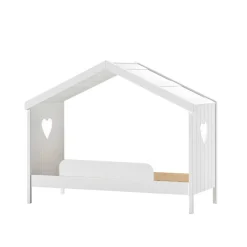 Best Wohnen Kinder Hausbett in Weiß - Grandory