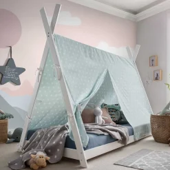 Outlet Wohnen Kinderzimmer Bodenbett im Zelt Design - Polar