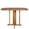 Hot Wohnen Klappbarer Balkontisch aus Teakholz - Senvelita
