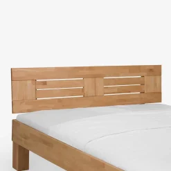 Sale Wohnen Klar lackiertes Holzbett Thivios aus Buche massiv