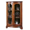 Discount Wohnen Klassisch gestaltete Eckvitrine 112 cm hoch - Yawira