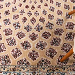 Outlet Wohnen Klassischer Teppich in Hellbraun & Creme & Mehrfarbig - Dortina