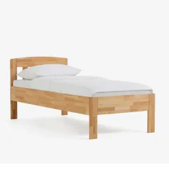 Discount Wohnen Klassisches Holzbett Seriacus mit Kopfteil halboffen