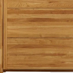Outlet Wohnen Kleiderschrank aus Wildeiche mit Weißglas - Divnoi