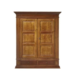 Discount Wohnen Kleiderschrank Gargano in Kirschbaumfarben