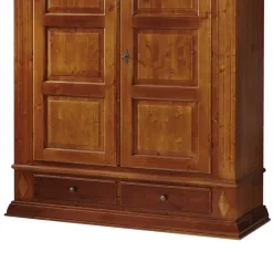 Discount Wohnen Kleiderschrank Gargano in Kirschbaumfarben