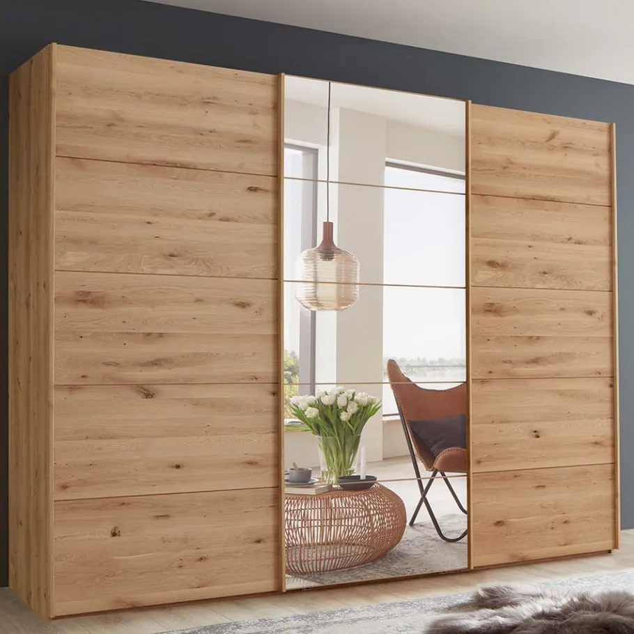 Outlet Wohnen Kleiderschrank mit drei Gleittüren - Formosa