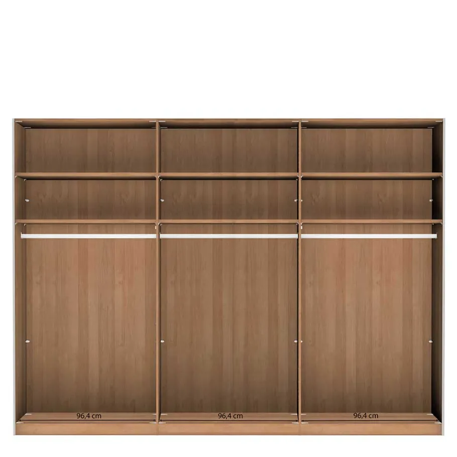 Outlet Wohnen Kleiderschrank mit drei Gleittüren - Formosa