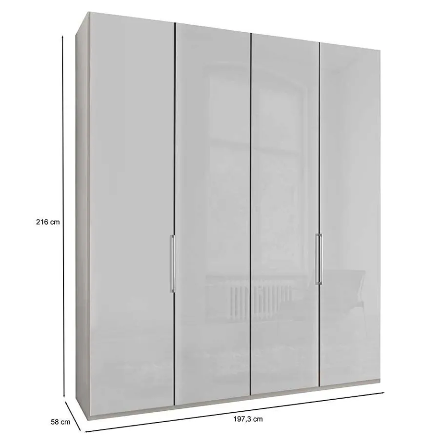 Clearance Wohnen Kleiderschrank mit Falttüren - 2-türig - Olividos