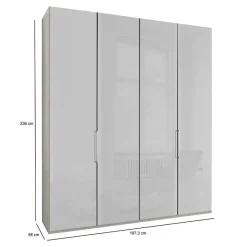 Clearance Wohnen Kleiderschrank mit Falttüren - 2-türig - Olividos