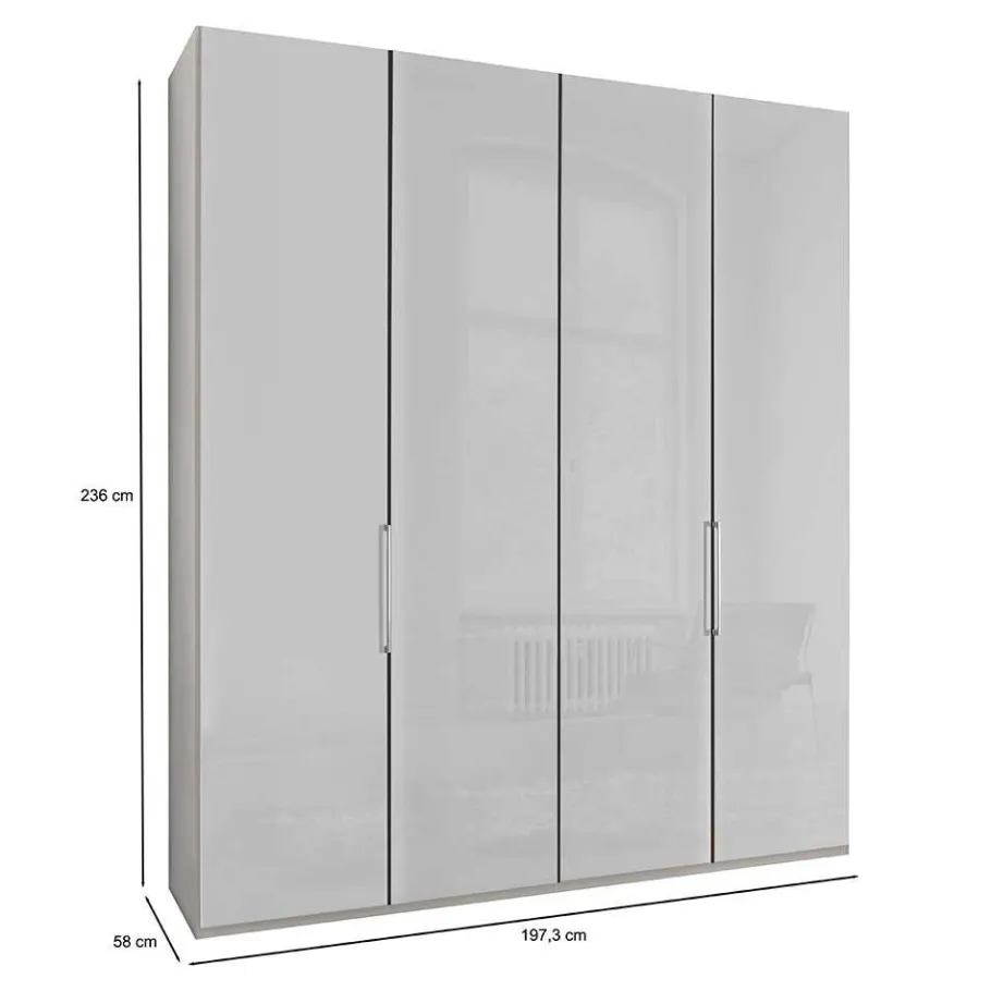 Clearance Wohnen Kleiderschrank mit Falttüren - 2-türig - Olividos