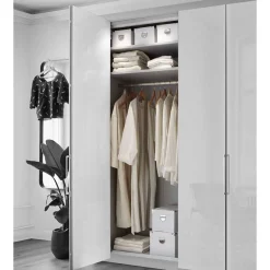 Clearance Wohnen Kleiderschrank mit Falttüren - 2-türig - Olividos