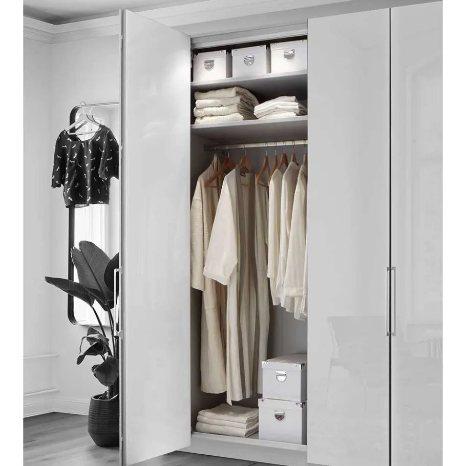 Clearance Wohnen Kleiderschrank mit Falttüren - 2-türig - Olividos