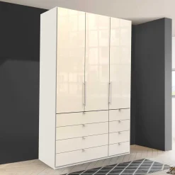 Clearance Wohnen Kleiderschrank mit Gleittür & Schubladen - Zidarie