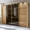 Best Wohnen Kleiderschrank mit Schwebetüren in Dunkelbraun - Vutonia