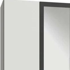Online Wohnen Kleiderschrank mit Spiegel modern - Nikaragva