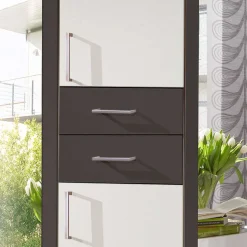 Online Wohnen Kleiderschrank mit Spiegel modern - Nikaragva