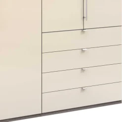 Online Wohnen Kleiderschrank mit vier Schubladen mit Selbsteinzug - Wasconda