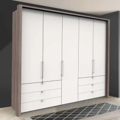 New Wohnen Kleiderschrank Schlafzimmerschrank modern - Tivierto